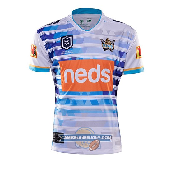 Camiseta Gold Coast Titans Rugby 2019-2020 Segunda